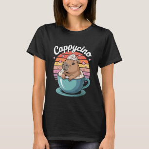 T-shirt Cappycino Capybara dans une tasse de café