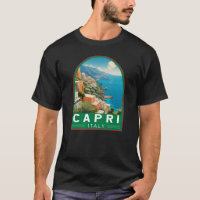 Capri Italie Travel Art Vintage