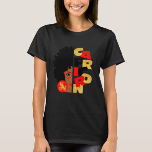 T-shirt Capricorne à demi-visage Reine noire Anniversaire 