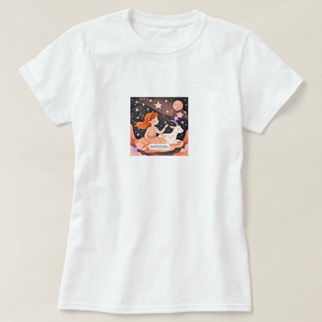 T-shirt Capricorne cosmique (Design devant)