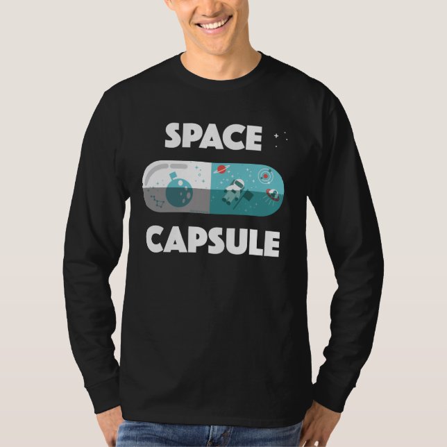 T-shirt Capsule d'espace (Devant)