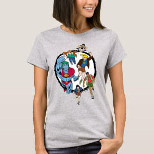 T-shirt Captain Planet et les Planétètres Cercle Graphic