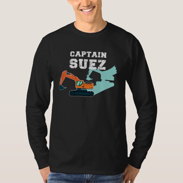 T-shirt Captain Suez  Suez Canal Meme (Devant)