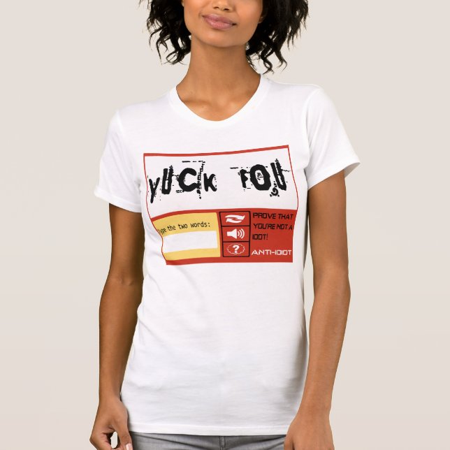 T-shirt captcha (berk Fou) (Devant)