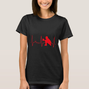T-shirt Capteur de baseball - Catcher de baseball rouge