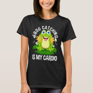 T-shirt Capteur de grenouille Pun Frog Catching Est Mon Ca