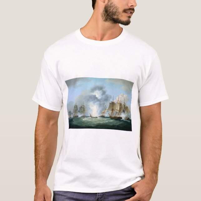 T-shirt Capturer des navires trésoriers espagnols 1804 (Devant)