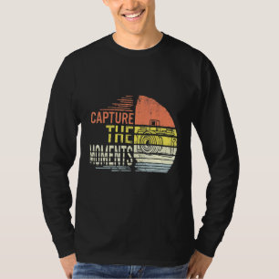 T-shirt Capturer Les Moments Photo Photographe De Caméra