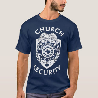 T-shirt Captures de tête de diacre de la sécurité de l'égl