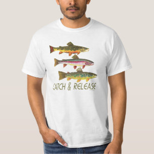 T-shirt Captures et rejets de truites