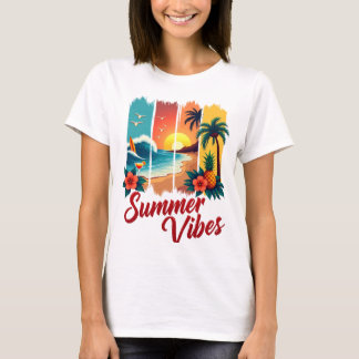 T-shirt Capturez l'essence d'une escapade estivale parfait