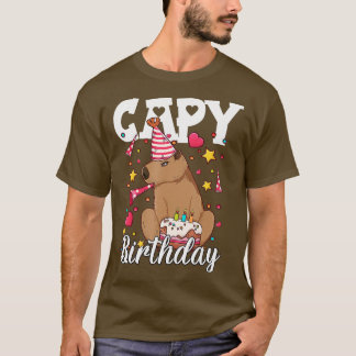 T-shirt Capy Birthday Capybara Plush Cappybara Capybara