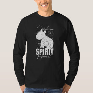 T-shirt Capybara Animal Drôle Mignonne Petite Rongeuse Bai