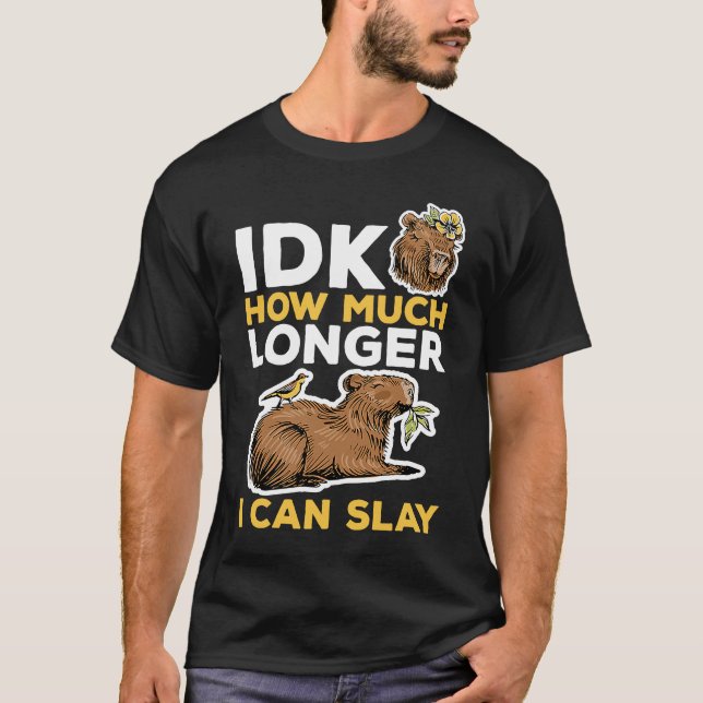 T-shirt Capybara Animaux Animaux Animaux Animaux Animaux D (Devant)