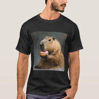 T-shirt Capybara Avec De La Donce Rose