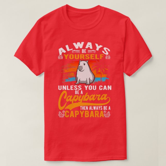 T-shirt Capybara Capibara 30 (Design devant)