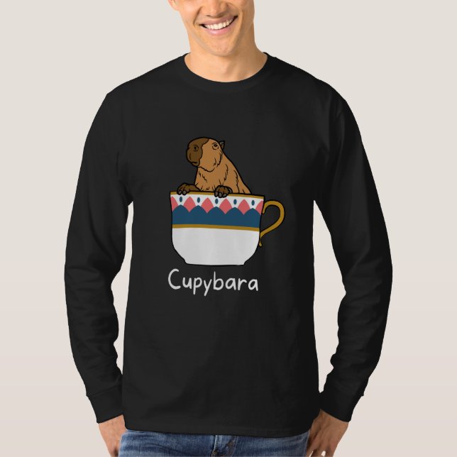 T-shirt Capybara Cupybara Teacup Animal (Devant)