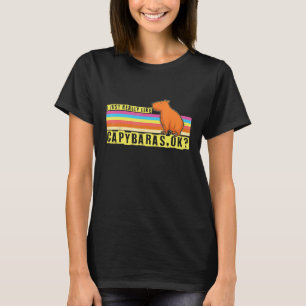 T-shirt Capybara Cute Capybaras Rodent Animal Capybara