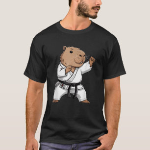 T-shirt Capybara d'arts martiaux drôle de karaté taekwondo