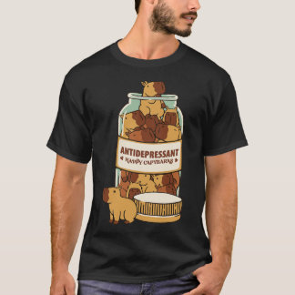 T-shirt Capybara de l'antidépresseur par Tobe Fonseca