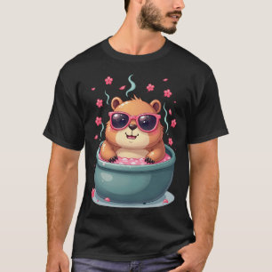 T-shirt Capybara de relaxation pour travailleur stressé Ba