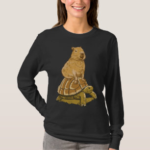 T-shirt Capybara drôle animal tortue Capybara mignon