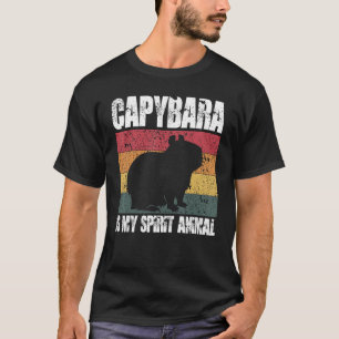 T-shirt Capybara Est Mon Esprit Animal Chemise Capybara An
