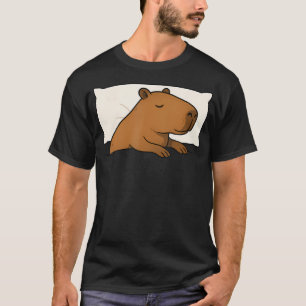 T-shirt Capybara Favori Sommeil Dormir Garçons Filles
