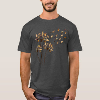 T-shirt Capybara Flower Fly Dandelion Capybara Funny Capyb