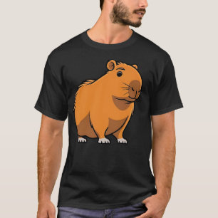 T-shirt Capybara Funny Animaux mignons Chill Capy toon