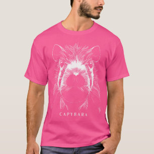 T-shirt Capybara Funny Capybara Rodent Grass-Mater Capybar