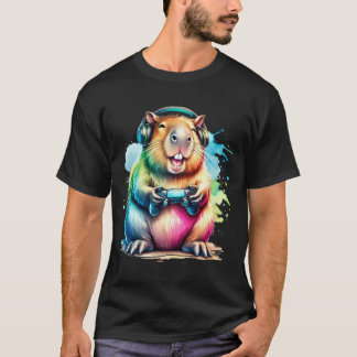 T-shirt Capybara Gamer