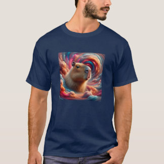 T-shirt Capybara in the clouds