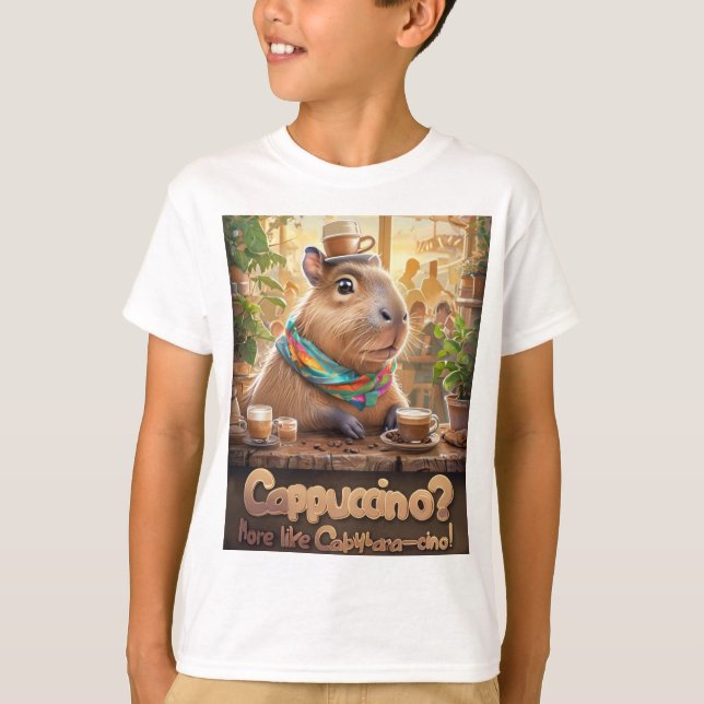 T-shirt Capybara Mème amusant pour les fans d'animaux (Devant)