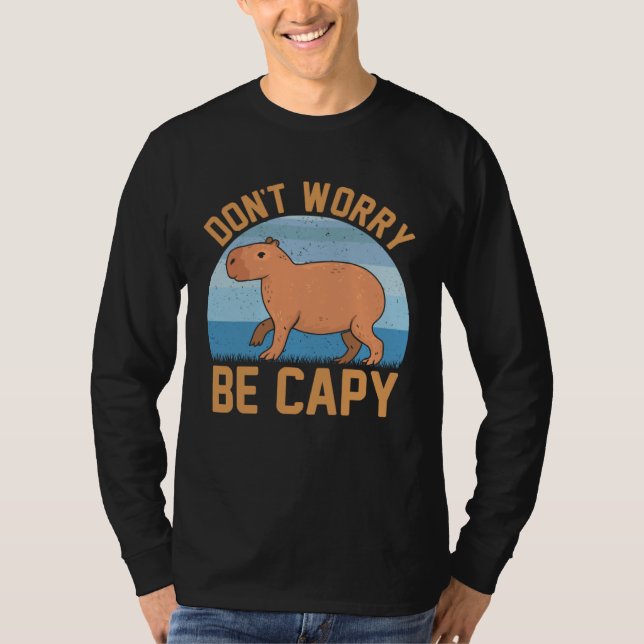 T-shirt Capybara meme  Be Capy (Devant)