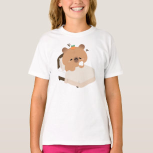 T-shirt Capybara Mignon Fatigué