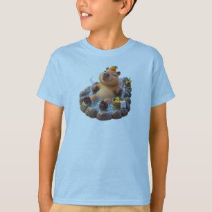 T-shirt Capybara Mignon Source Thermale – Capybara Relaxan