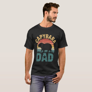 T-shirt Capybara Papa - Fête des Pères 