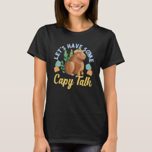 T-shirt Capybara Parlons un peu Capy
