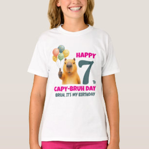 T-shirt Capybara personnalisé JOUR DE CAPYBREUX 7e anniver