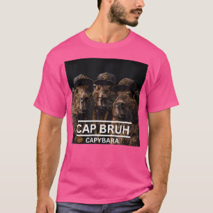 T-shirt Capybara Rodent Retro 90'S Rb Hip hop Rap Band Amu