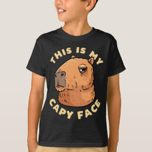 T-shirt Capybara Rodent This Is My Capy Face