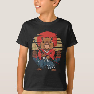 T-shirt Capybara Samouraï Japonais