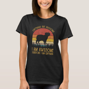 T-shirt Capybara Sont Géniaux Je Suis Génial Drôle Rongeur