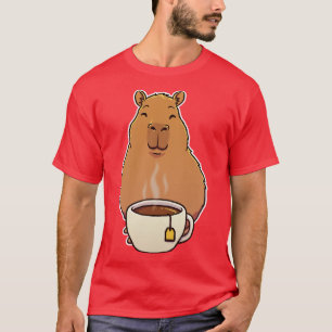 T-shirt Capybara Tea Cup