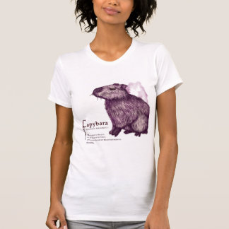 T-shirt capybara - wine