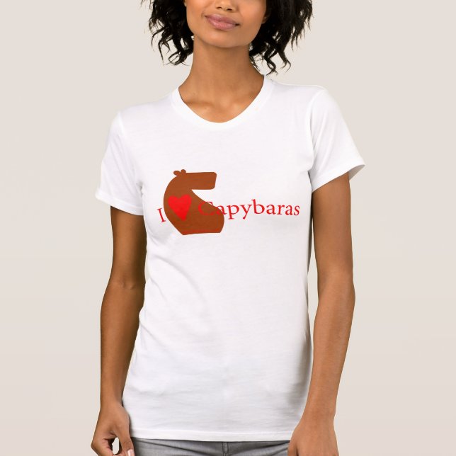 T-shirt Capybaras du coeur I (Devant)