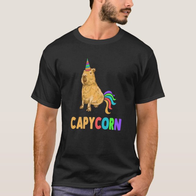 T-shirt Capycorn Capybara Unicorn  Capybara Pet Owner (Devant)