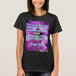 T-shirt Car je connais les Plans Jérémie 29:11