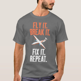 T-shirt Car Motorcycle Aircraft Modeler Mechanic For Men f